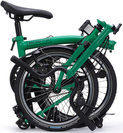 Brompton C Line 4-Speed Folding Bike - Palm Green