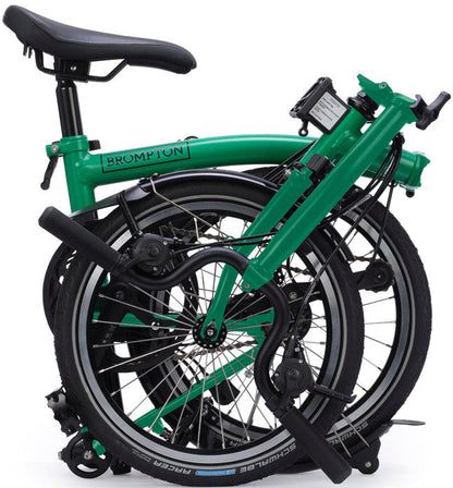 Brompton C Line 12-Speed Folding Bike - Palm Green
