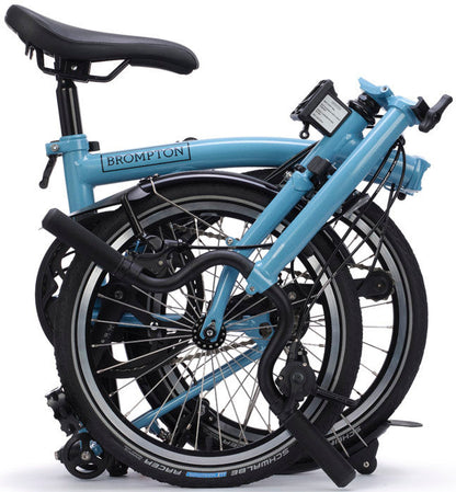 Brompton C Line 4-Speed Folding Bike - Cloud Metallic