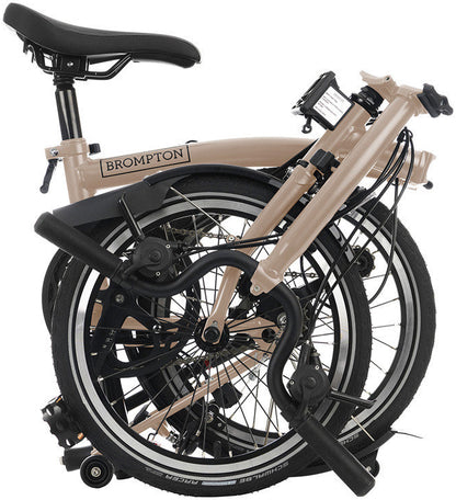 Brompton C Line 4-Speed Folding Bike - Dune Sand