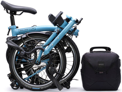 Brompton C Line eMotiq 4-Speed Electric Folding Bike - Cloud Metallic