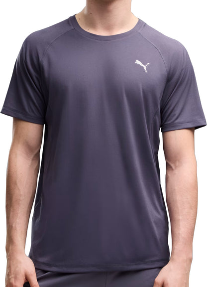Puma Velocity Short Sleeve Mens Running Top - Grey