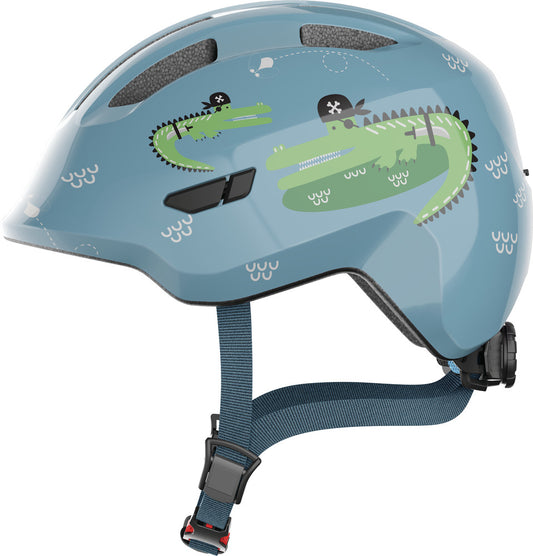 Abus Smiley 3.0 Junior Cycling Helmet - Blue Croco