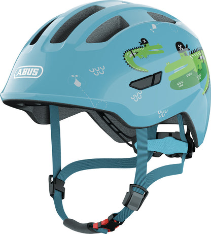 Abus Smiley 3.0 Junior Cycling Helmet - Blue Croco