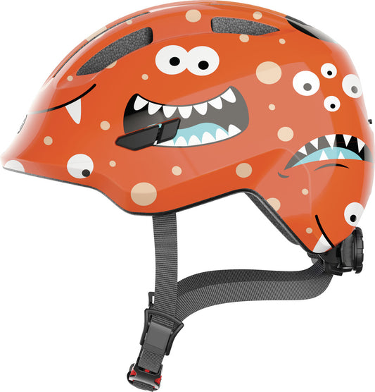Abus Smiley 3.0 Junior Cycling Helmet - Orange Monster