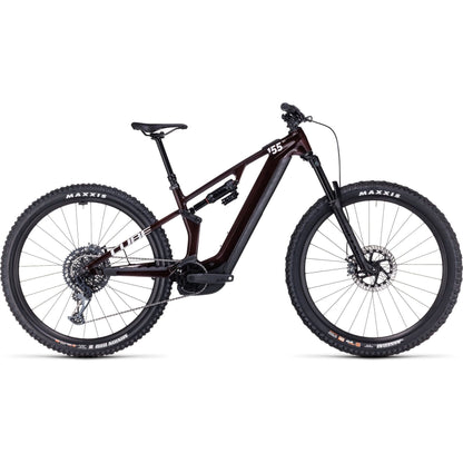 Cube Stereo Hybrid One55 C68X SLX 750 Electric Full Suspension Mountain Bike 2024 - Red