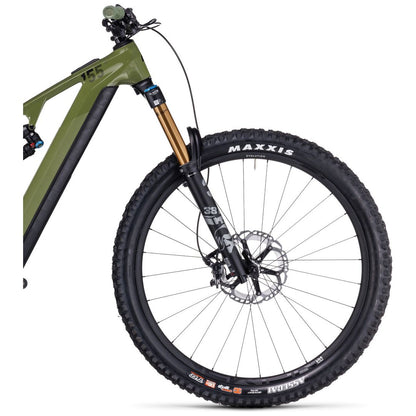 Cube Stereo Hybrid One55 C68X TM 750 Electric Full Suspension Mountain Bike 2024 - Olive