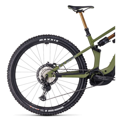 Cube Stereo Hybrid One55 C68X TM 750 Electric Full Suspension Mountain Bike 2024 - Olive