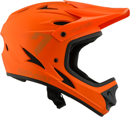 7iDP M1 Full Face Cycling Helmet - Orange