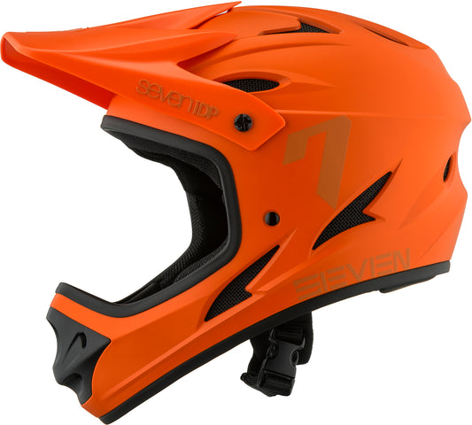 7iDP M1 Full Face Cycling Helmet - Orange