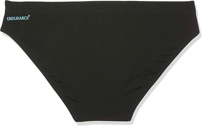 Speedo Boom Splice Mens Swim Brief - Black