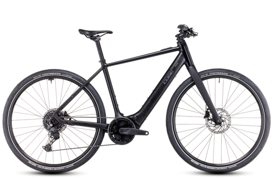 Cube Editor Hybrid Pro 400X Electric Hybrid Bike 2024 - Black