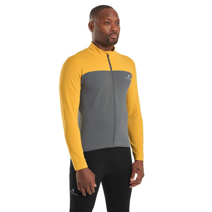 Altura Airstream Mens Long Sleeve Cycling Jersey - Mustard