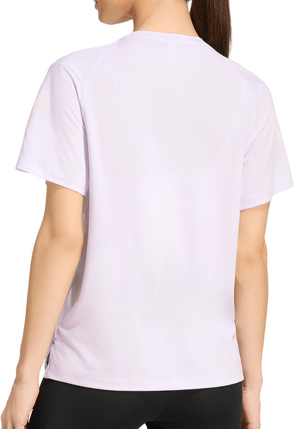 adidas ADI365 ClimaCool Short Sleeve Womens Running Top - Purple