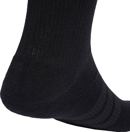 adidas Cushioned Essentials (6 Pack) Crew Socks - Black