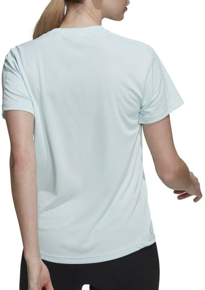 adidas Run It Short Sleeve Womens Running Top - Blue