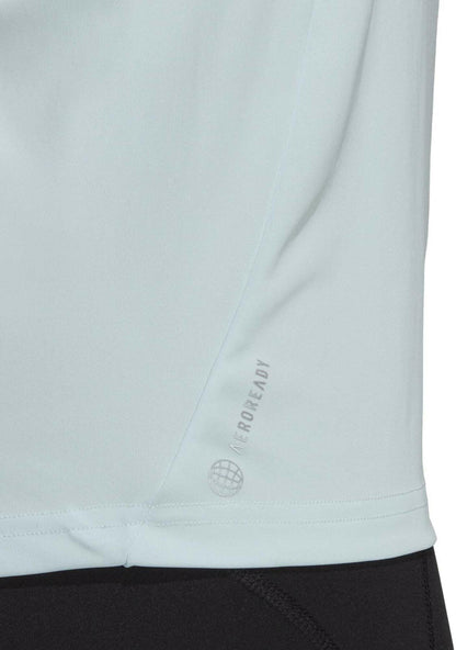 adidas Run It Short Sleeve Womens Running Top - Blue