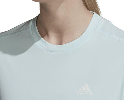 adidas Run It Short Sleeve Womens Running Top - Blue