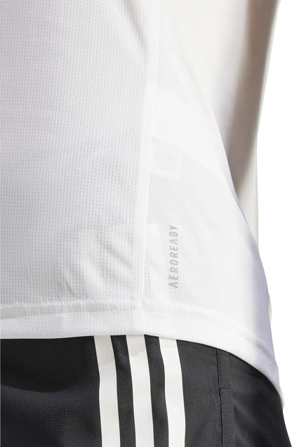 adidas Run It Short Sleeve Womens Running Top - White