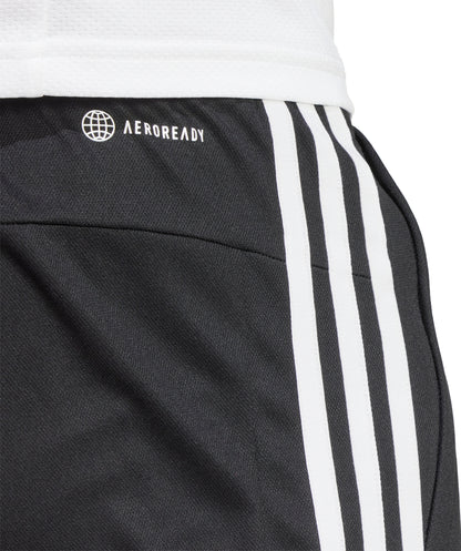 adidas Train Essentials Pique 3 Stripes Mens Training Shorts - Black