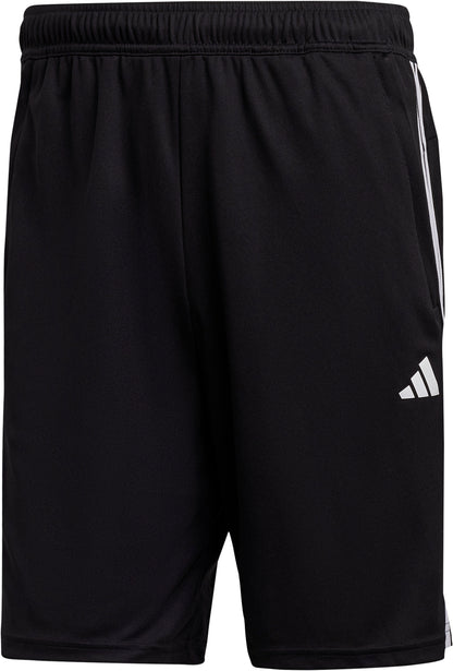 adidas Train Essentials Pique 3 Stripes Mens Training Shorts - Black