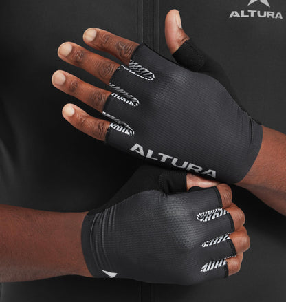 Altura ProGel Fingerless Cycling Gloves - Black