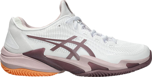 Asics Court FF 3 Clay Womens Tennis Shoes - White
