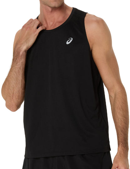 Asics Fast Mens Running Vest - Black