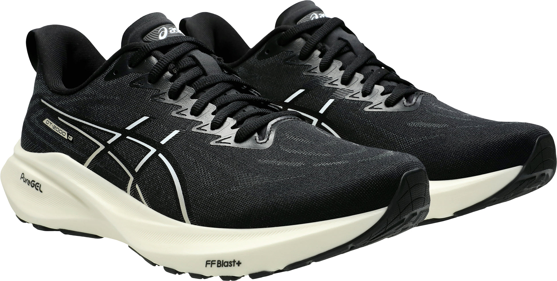 Asics GT 2000 13 WIDE FIT Mens Running Shoes Black – Start Fitness