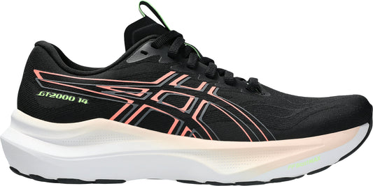 Asics GT 2000 14 Womens Running Shoes - Black
