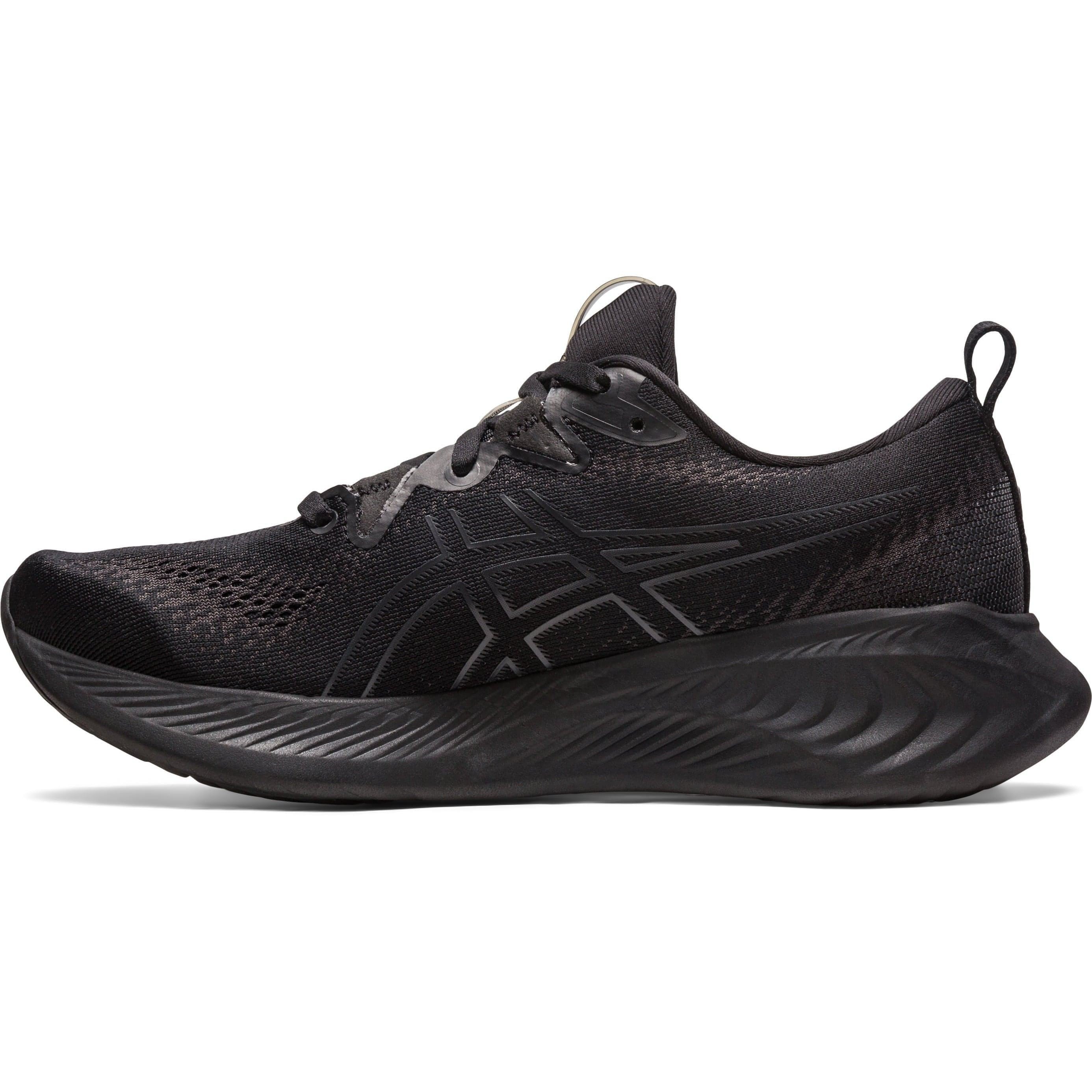 Asics black 2025 womens runners