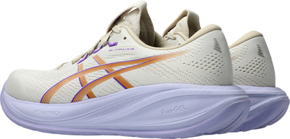 Asics Gel Cumulus 28 Womens Running Shoes - Cream