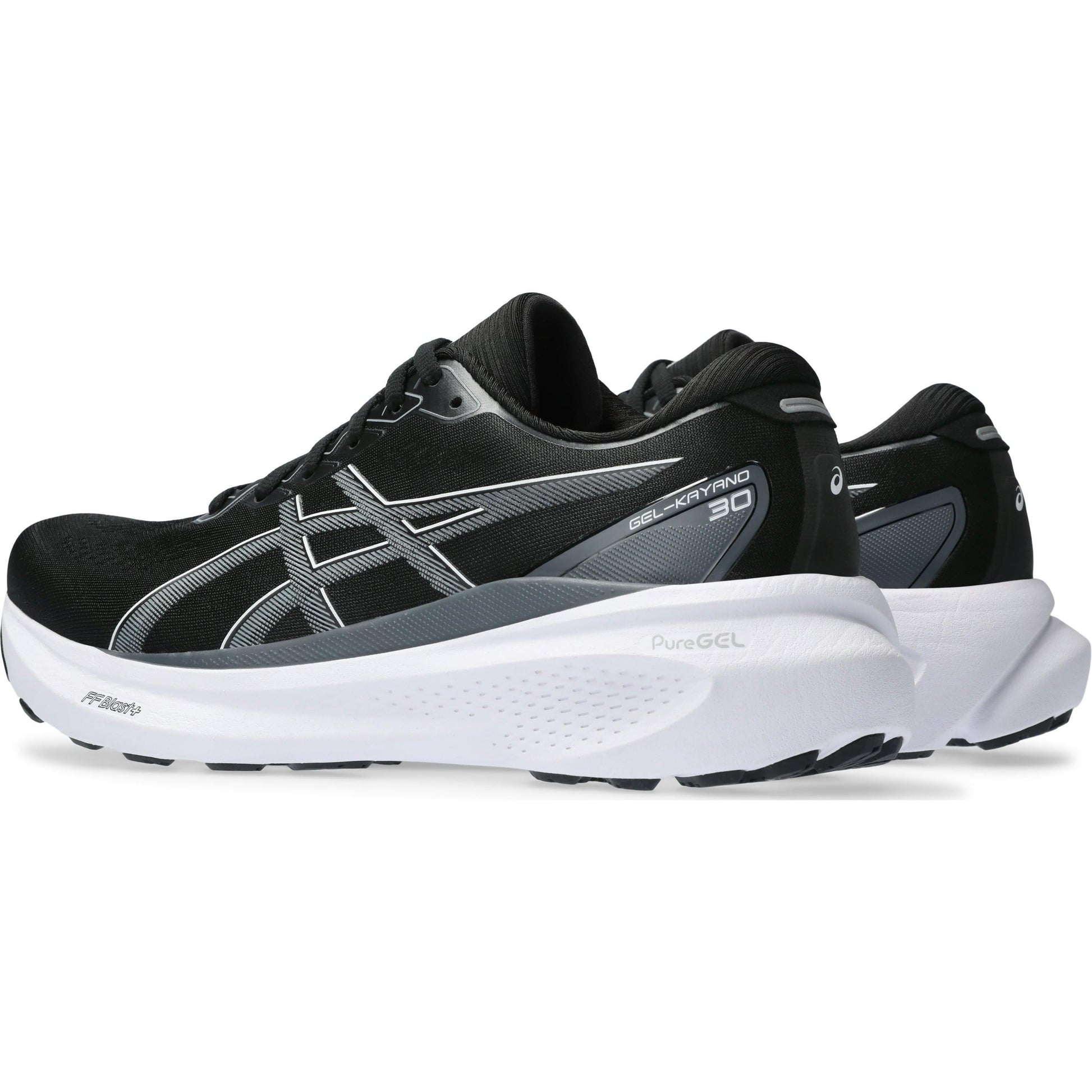 Asics Gel Kayano 30 WIDE FIT (2E) Mens Running Shoes - Black – Start Fitness