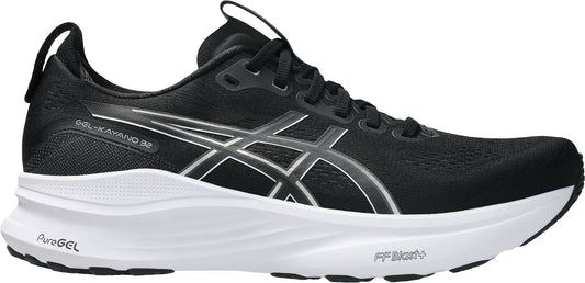 Asics Gel Kayano 32 WIDE FIT (2E) Mens Running Shoes - Black