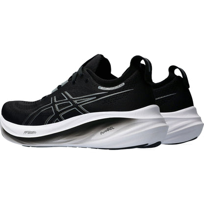 Asics Gel Nimbus 26 WIDE FIT (2E) Mens Running Shoes - Black