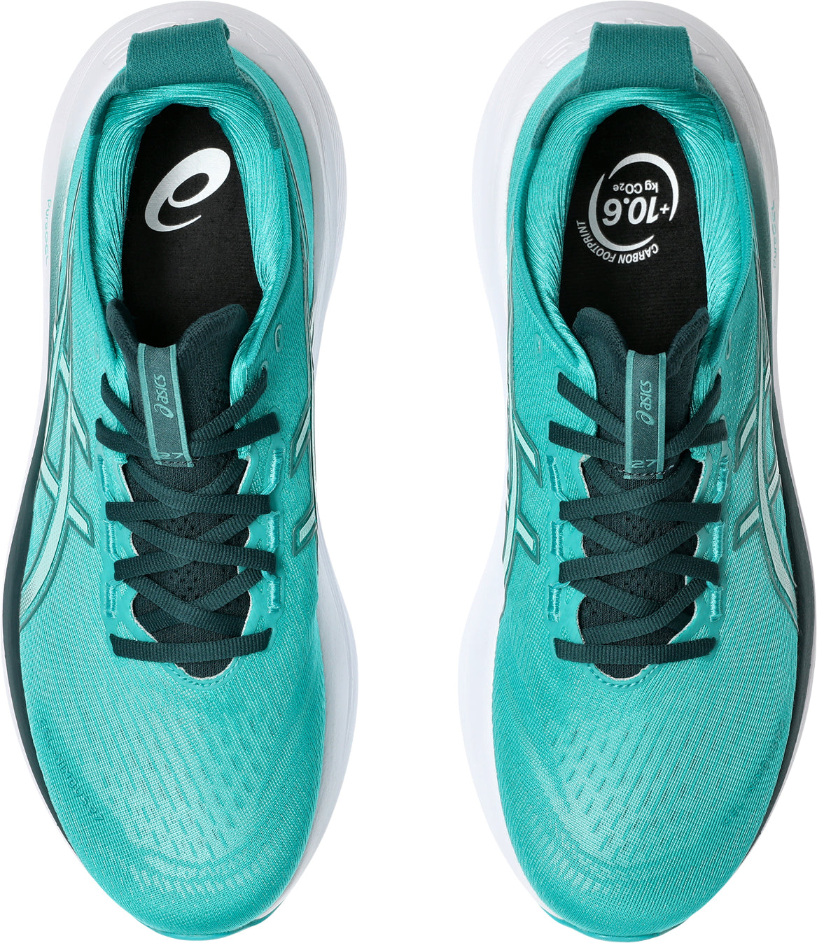 Asics Gel Nimbus 27 Mens Running Shoes - Green – Start Fitness