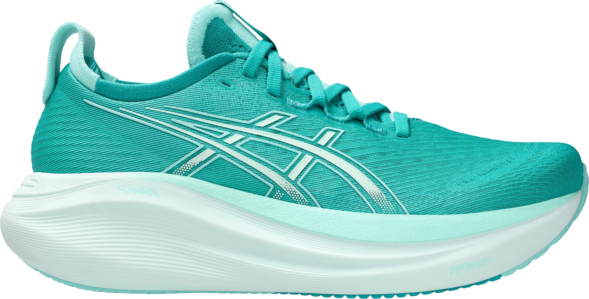 Asics Gel Nimbus 27 Womens Running Shoes - Green – Start Fitness