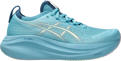 Asics Gel Nimbus 27 Womens Running Shoes - Blue