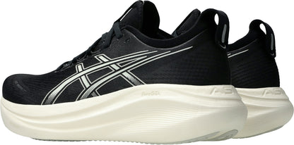 Asics Gel Nimbus 27 WIDE FIT Mens Running Shoes - Black