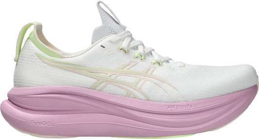 Asics Gel Nimbus 28 Womens Running Shoes - White
