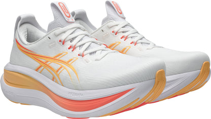 Asics Gel Nimbus 28 Womens Running Shoes - White