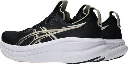 Asics Gel Nimbus 28 WIDE FIT Mens Running Shoes - Black