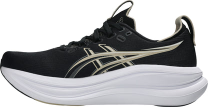 Asics Gel Nimbus 28 WIDE FIT Mens Running Shoes - Black