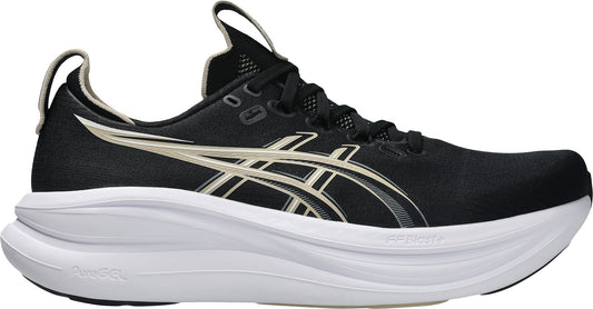 Asics Gel Nimbus 28 WIDE FIT Mens Running Shoes - Black