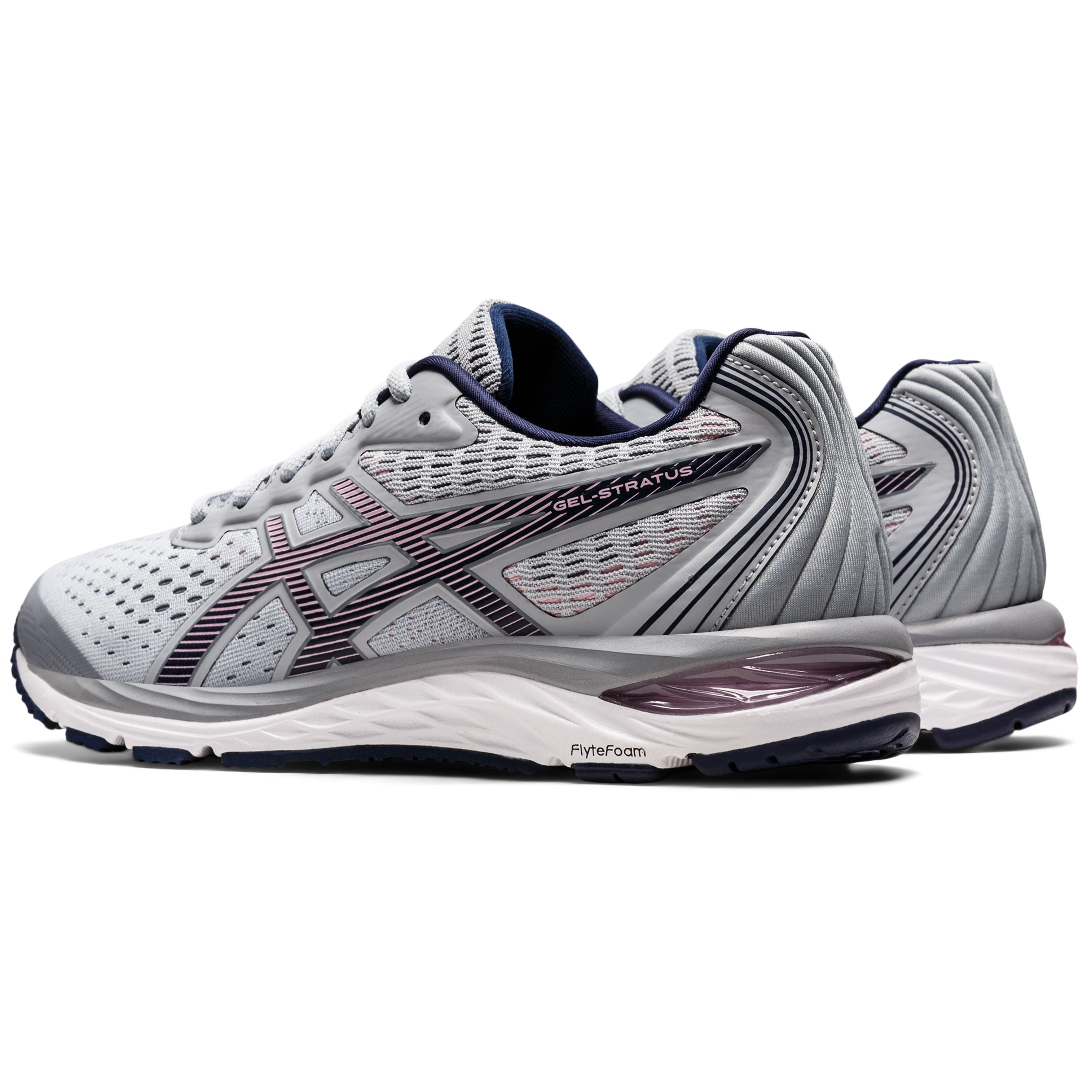 Asics Gel Stratus Womens Running Shoes Grey Start Fitness