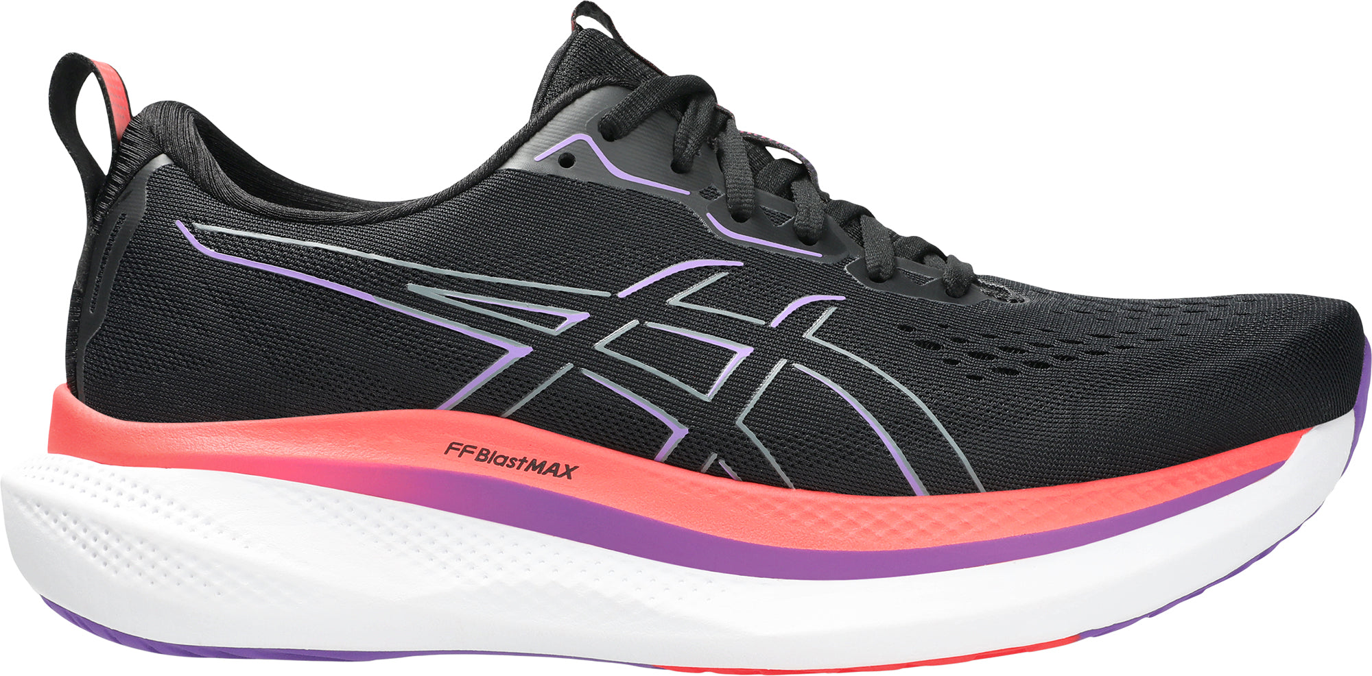 Asics Glideride Max Mens Running Shoes - Black – Start Fitness