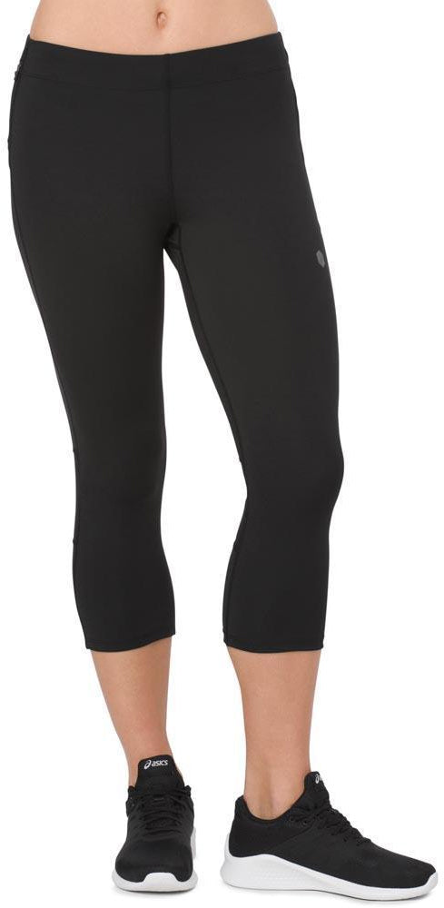 Asics Oxygen 3/4 Capri Womens Running Tights - Black