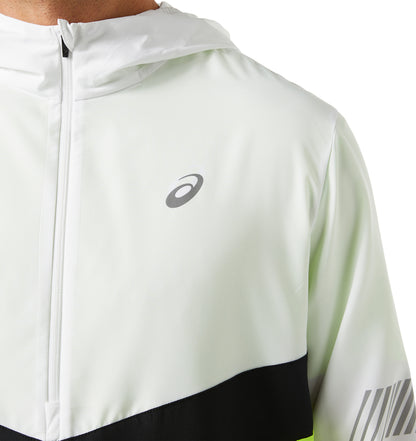 Asics Lite-Show Mens Running Jacket - White