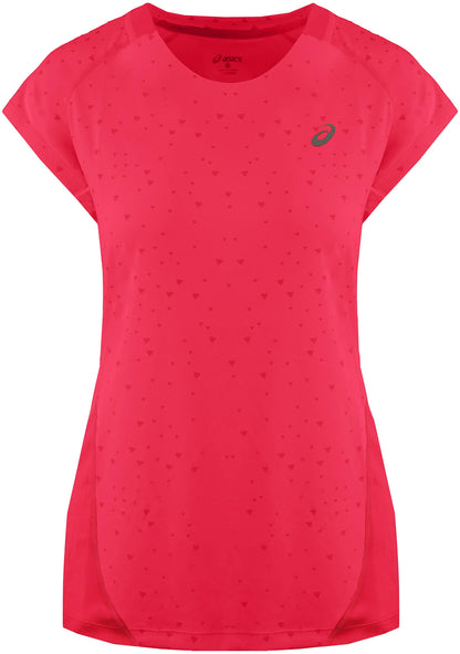 Asics Lite-Show Short Sleeve Womens Running Top - Pink