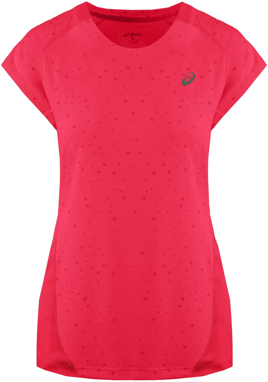 Asics Lite-Show Short Sleeve Womens Running Top - Pink